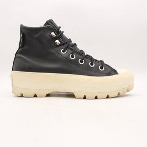 Converse All Star High Lugged Gore Tex Women's US 7 Black Leather Sneakers